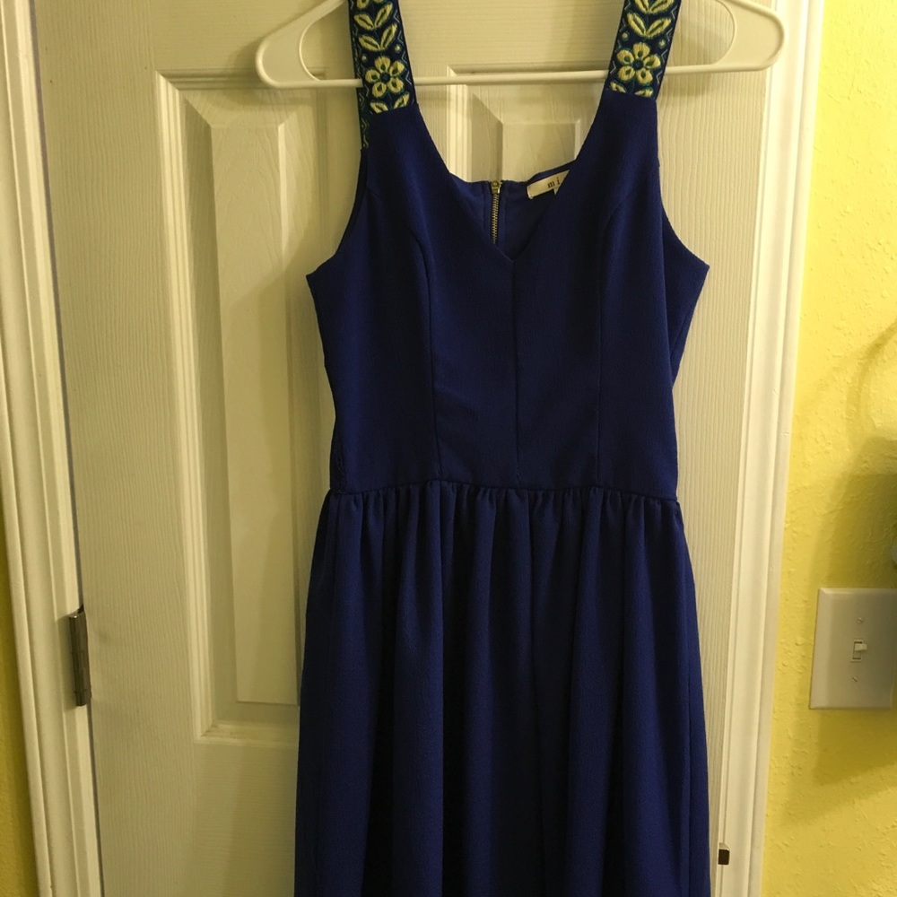 Blue tank dress